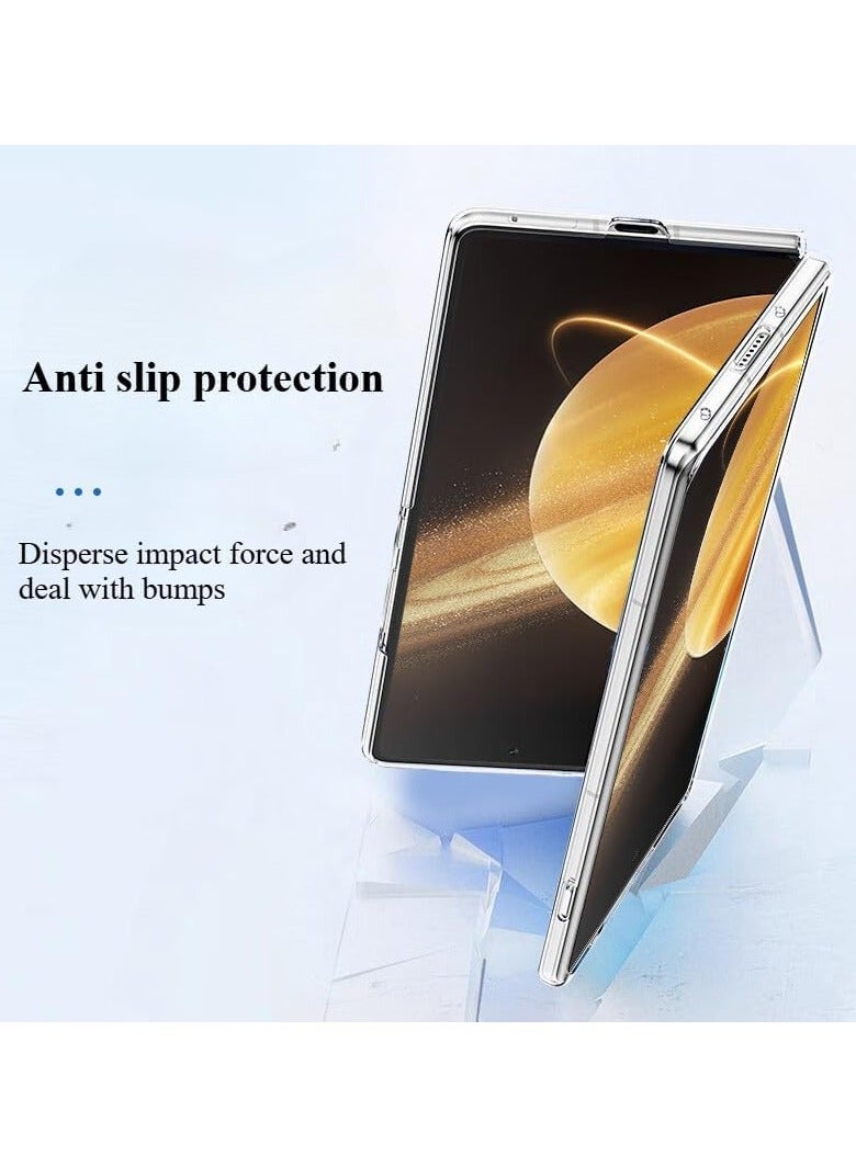 Honor Magic V3 Case Clear, 【Anti-Yellow】 Ultra-Thin Slim Fit Transparent Hard PC Protective Phone Case for Magic V3 - Image 4