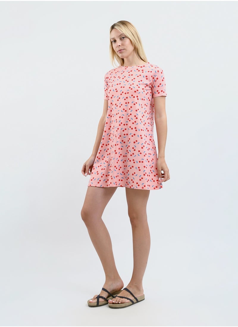 Mesery Sleepshirt Cotton Short Sleeves - Printed  - Image 4