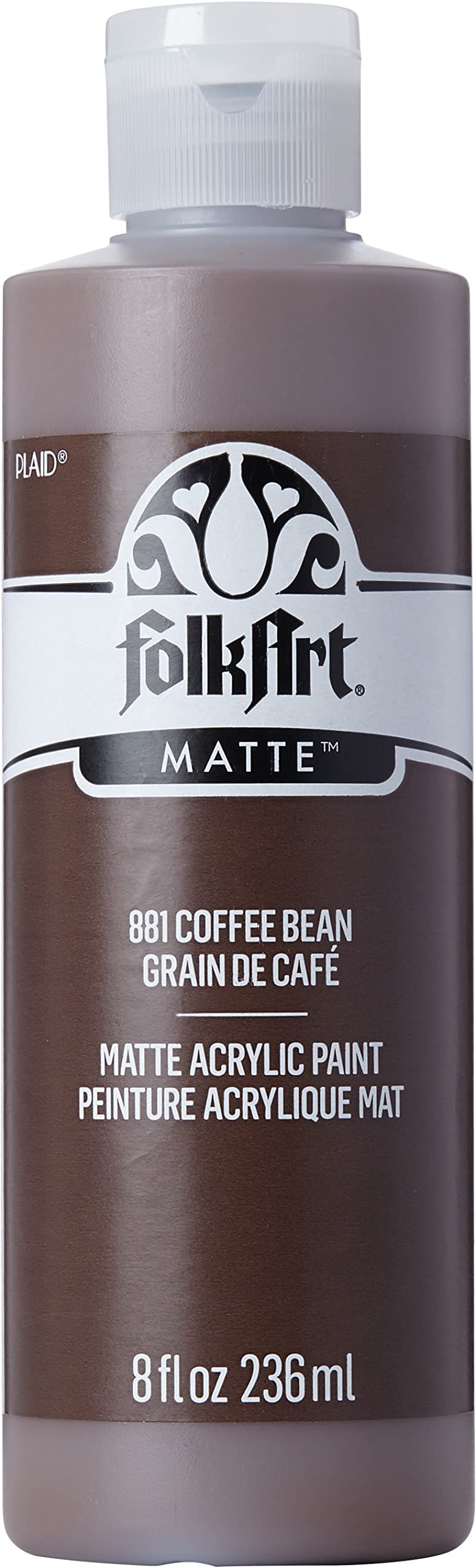 FolkArt Acrylic Paint in Assorted Colors 8 oz Coffee Bean
