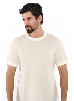 NAUTICA Essential Regular Fit Cotton Blend Logo Crew Neck T-shirt  - Image 5