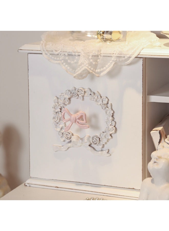 مقبضان لخزانة الملابس على الطراز الفرنسي باللون الوردي، قوي ومقاوم للصدأ، مناسب لخزائن الملابس والأدراج وما إلى ذلك. - Image 3