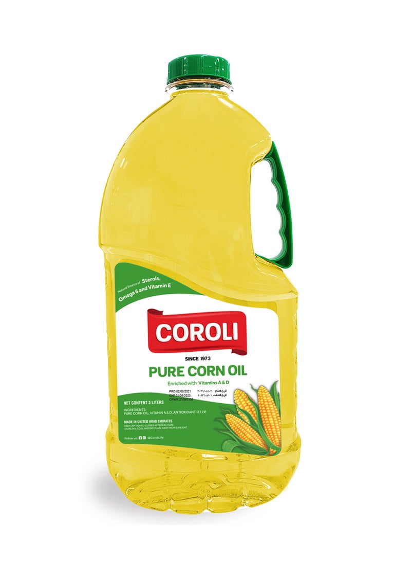 Coroli Pure Corn Oil 3 Liters - Image 1