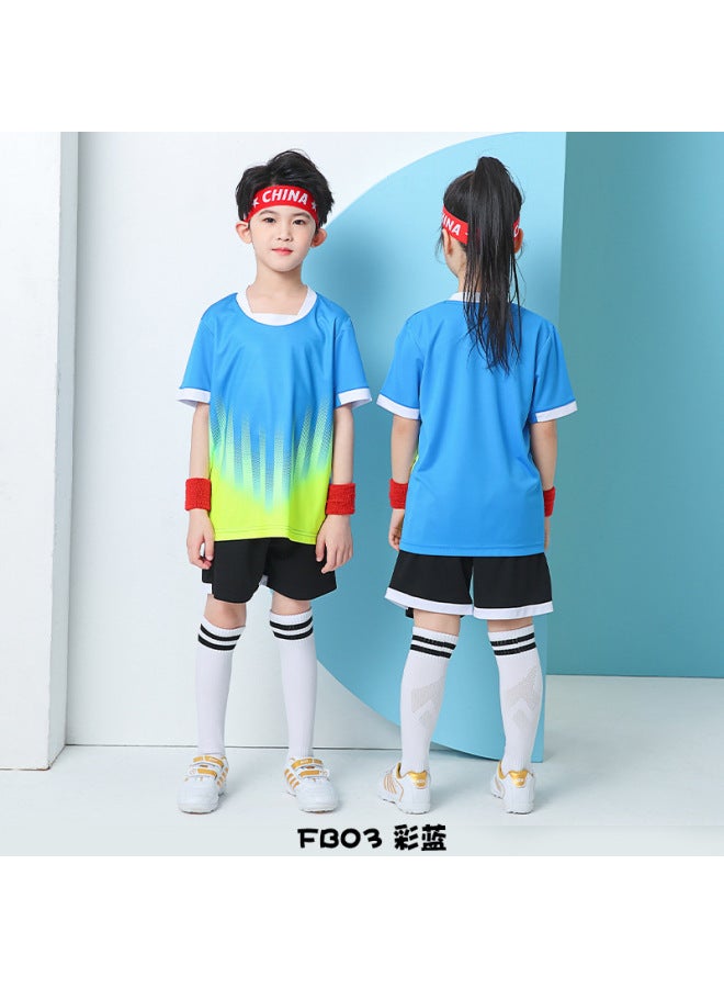 Children's Summer Training Camp Football Clothes Sports Training Suit Same Style Support Printing Toddler Jerseys