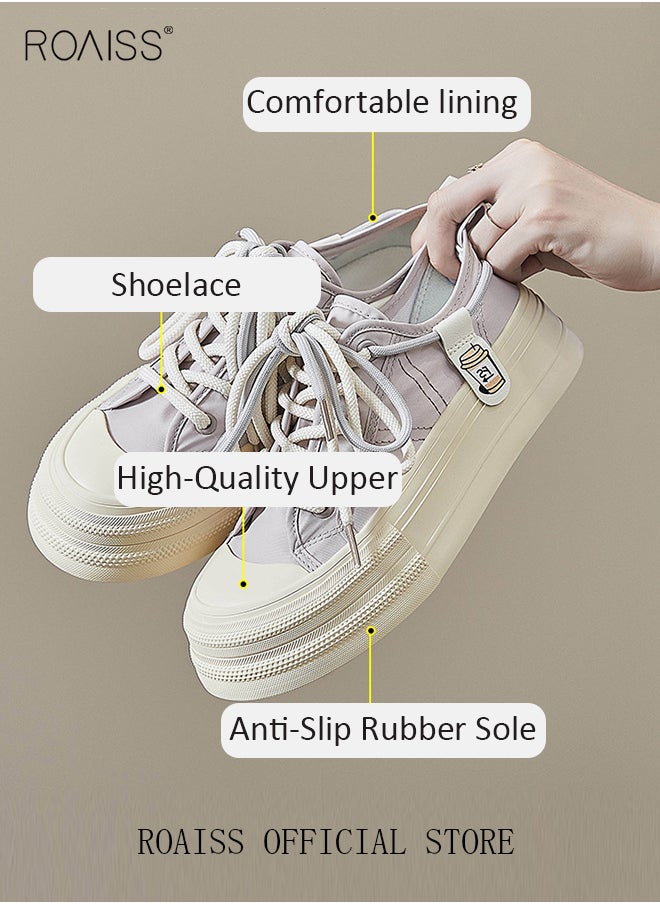 Women Casual Sneakers Versatile for Daily Use Flat and Comfortable Long Lace Design Lightweight and Breathable Non Slip Large Sole for Women - pzsku/ZB903C66E43C6C2E73C31Z/45/_/1715587537/a1e9a67a-5693-4ec0-96b2-48ee999d7495