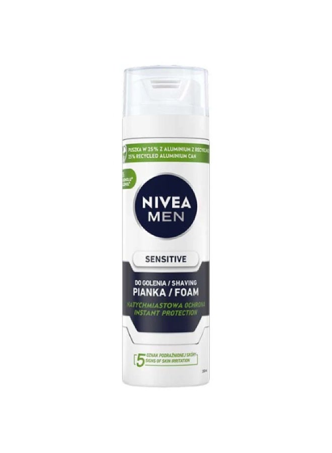 NIVEA Shaving Foam for Sensitive Skin 200ml - Image 1