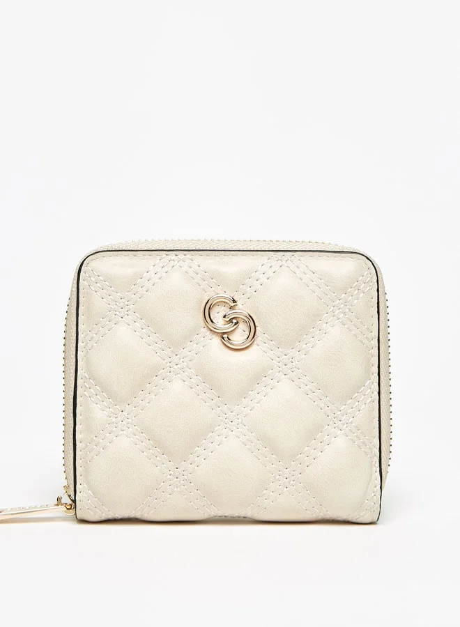 Celeste Women Quilted Small Zip Around Wallet