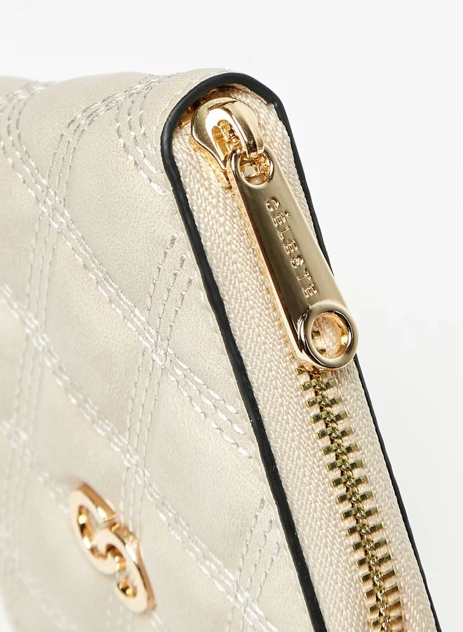 Celeste Women Quilted Small Zip Around Wallet