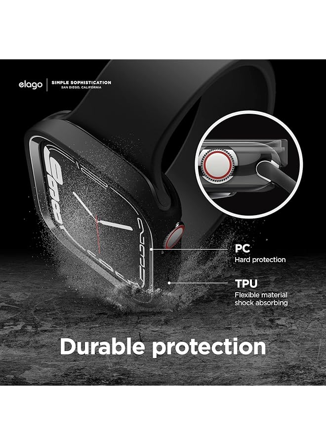 Elago Duo Case Compatible With Watch 7 Se 6 5 4 Compatible With Iwatch 45Mm 44Mm 41Mm 40Mm Full Protection Hard Pc + Tpu Material Full Access To Screen Two Pcs Included. Strap Not Included - Image 4