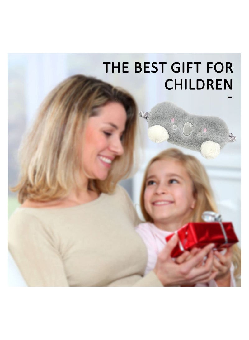 NIBEMINENT 2 Pieces Of Eye Mask Sleep Women Girls Children Adult Soft Breathable Travel Nap Meditation Shading Anti-Allergy - Image 3