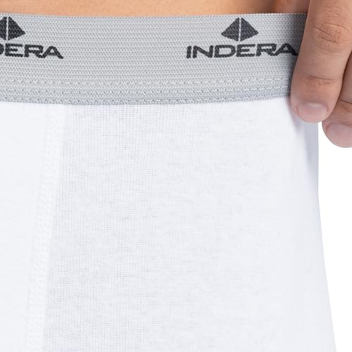 Indera Men's Cotton Rib Knit Thermals Long Johns Underwear Pant, White, 3X - Image 2