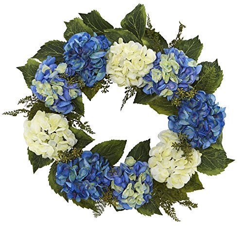 Nearly Natural Nearly Natural 24in Artificial Hydrangea Wreath 