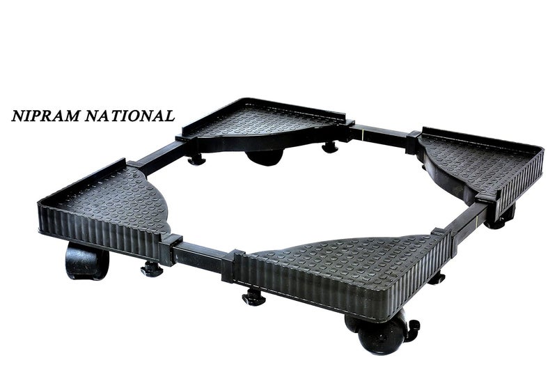 Nitya Sales Universal Heavy Duty Adjustable Top Load End Front Load Washing Machine StandTrolley with Twin Castor Wheels and Stoppers - Image 3