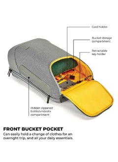 Mokobara MOKOBARA The Transit Backpack 30L Premium Polyester 15.6" Unisex Multipurpose Laptop Backpack (Seize The Gray)  - Image 4