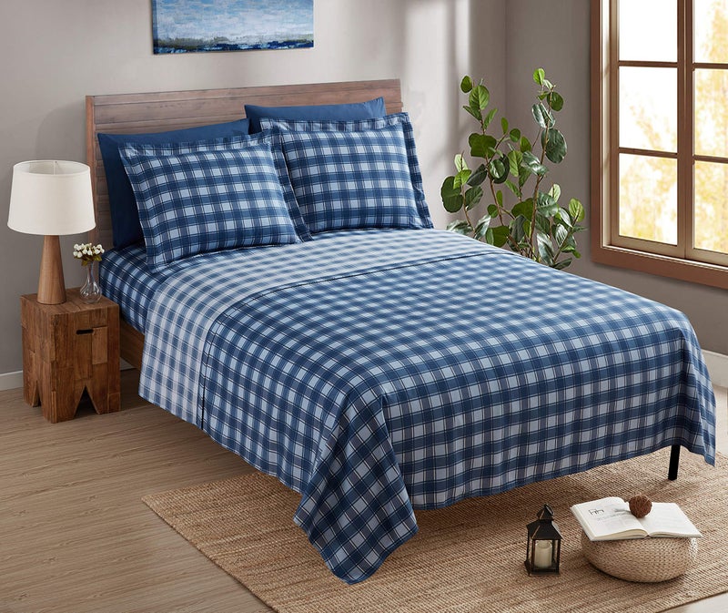 Clara Clark Bed Sheet Set with Extra Set Pillowcases, Premier 1800 Collection, Wrinkle, Fade & Stain Resistant, - Image 1