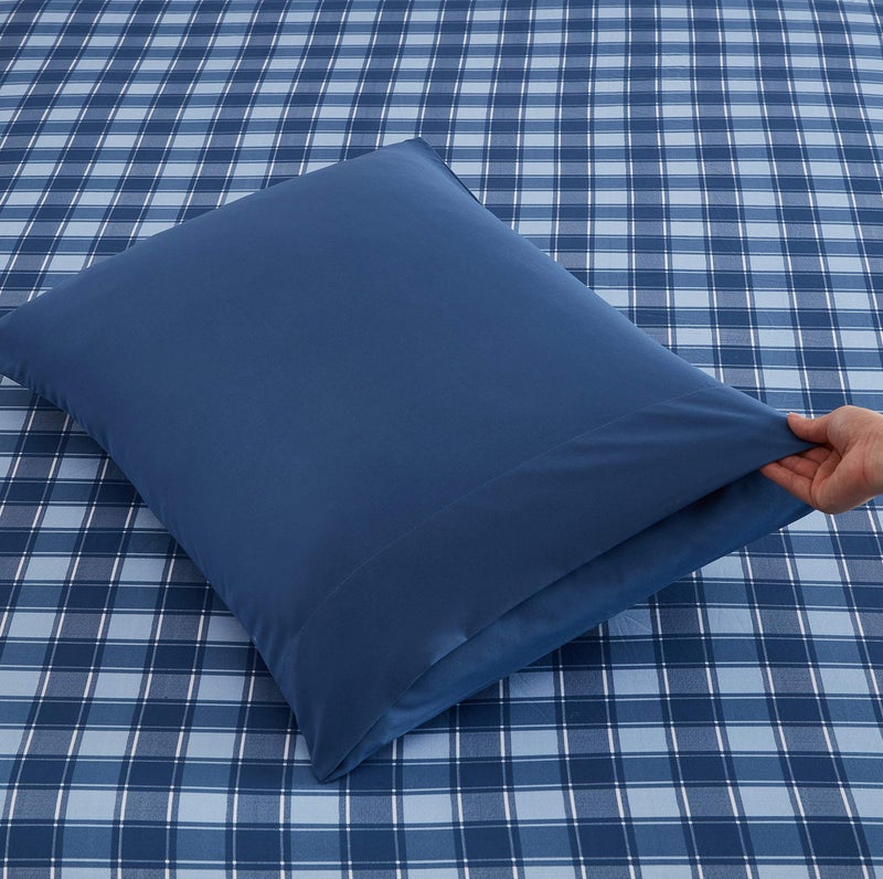 Clara Clark Bed Sheet Set with Extra Set Pillowcases, Premier 1800 Collection, Wrinkle, Fade & Stain Resistant, - Image 4