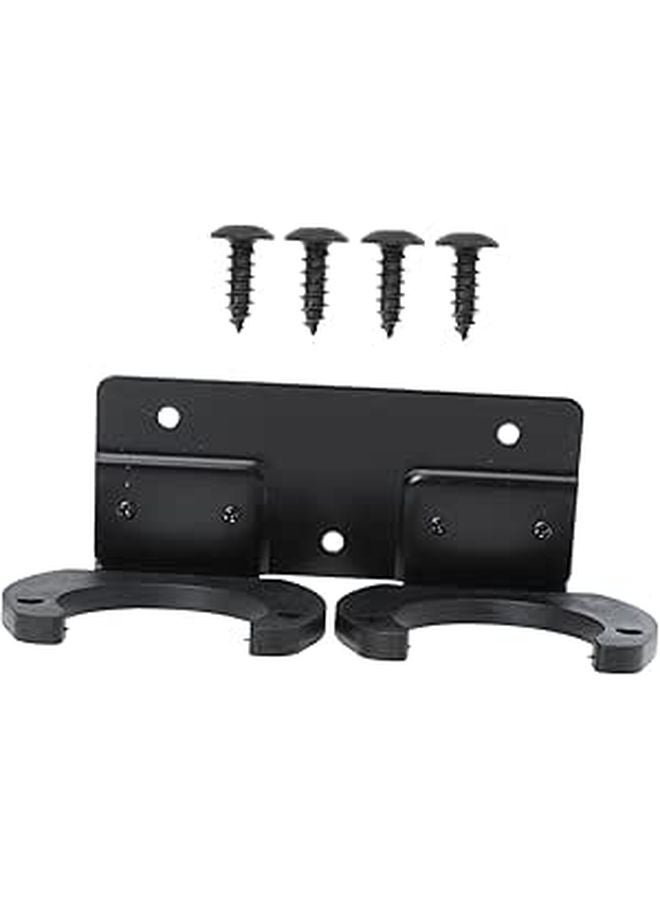 Dual Slot Iron Microphone Wall Mount Holder Anti Slip Support For KTV Stage Performance - Image 1