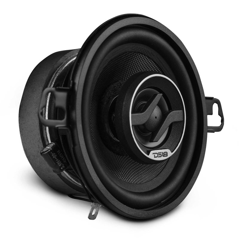 DS18 ZXI-3542 Full-Range 3.5" 2-Way Coaxial Speaker 4 Ohm - Car Audio Speakers Full Range, Easy Installation - Pair - Image 1