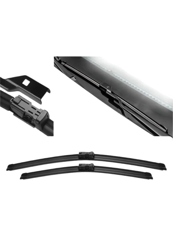 meisim Changan Univ Windshield Wiper Blade, Car Accessory, Specialized Boneless Silent Rubber Strip, Uni V-Wiper - Image 2