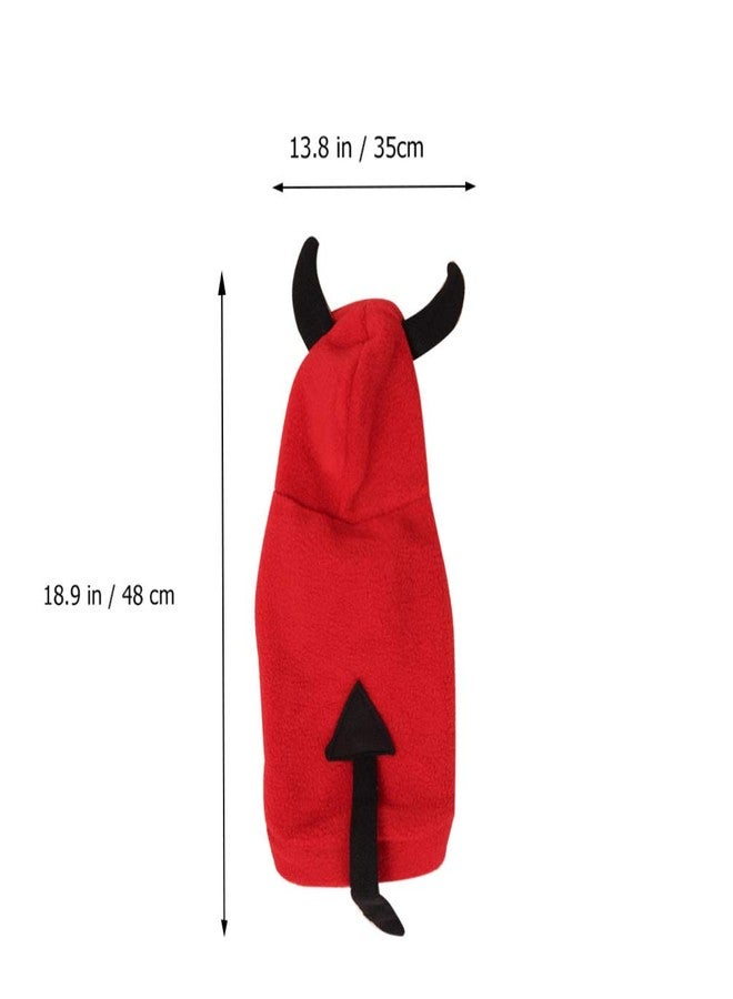 balacoo Pet Devil Transformation Outfit - Three-Dimensional Dog Costume with Horns and Tail for Halloween Perfect for Outdoor Activities and Special Occasions - Image 2