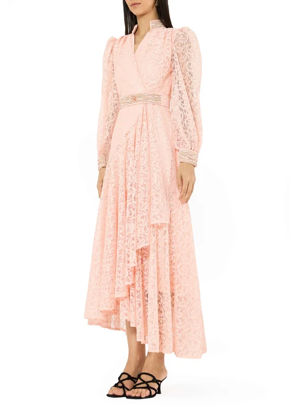 امري Lace Asymmetrical Dress