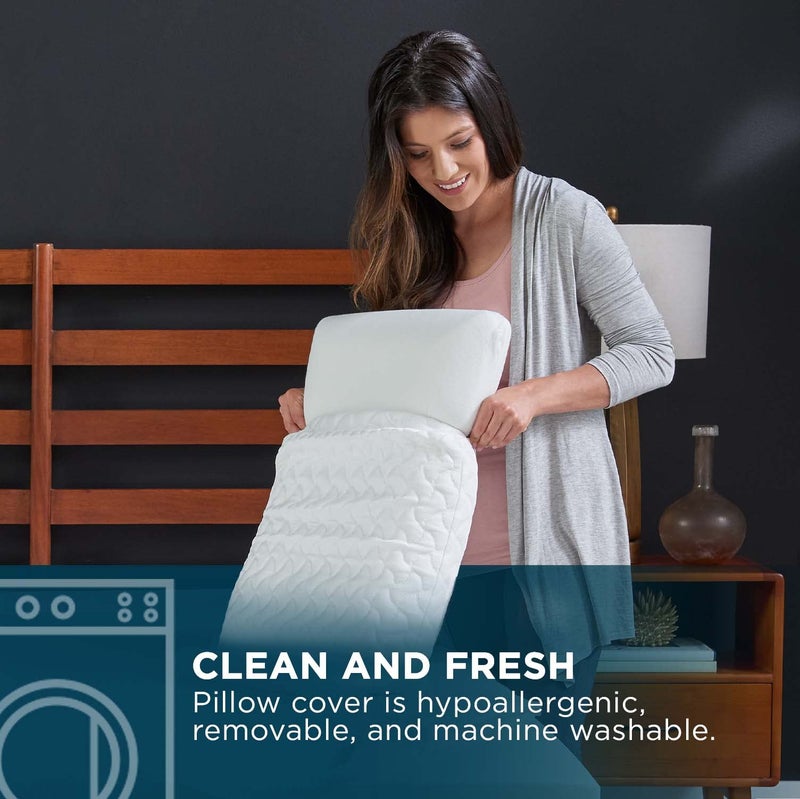 Tempur-Pedic وسادة تيمبور-بيديك تيمبور-كلاود للنوم، قياسية، بيضاء - Image 5