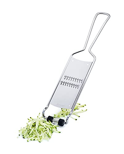 Triangle Julienne Grater with Removable Catcher - Ultra-Sharp Stainless Steel for Easy, Mess-Free Grating - Dishwasher Safe - Image 3