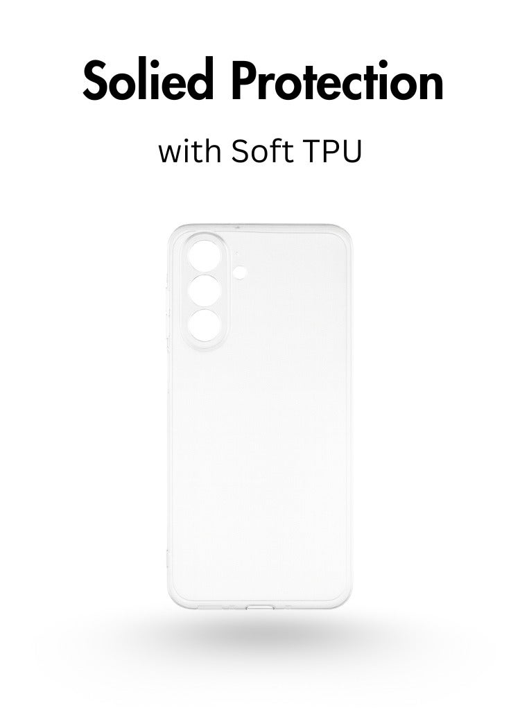 3 in 1 Pack for Samsung Galaxy A17-5G, 2 PC Screen Protector with Ultra Clear Shockproof Case. Edge-to-Edge Screen Protector, 360 Degree Protection, Back Cover & Screen Protector for Samsung Galaxy A17 5G - Image 2