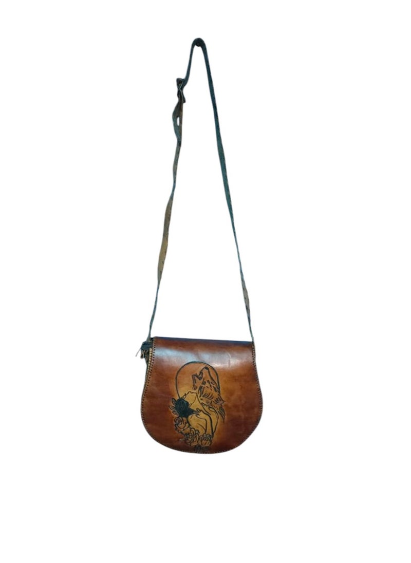 Sheer Fashionable Leather Crossbody Bag  - Image 2