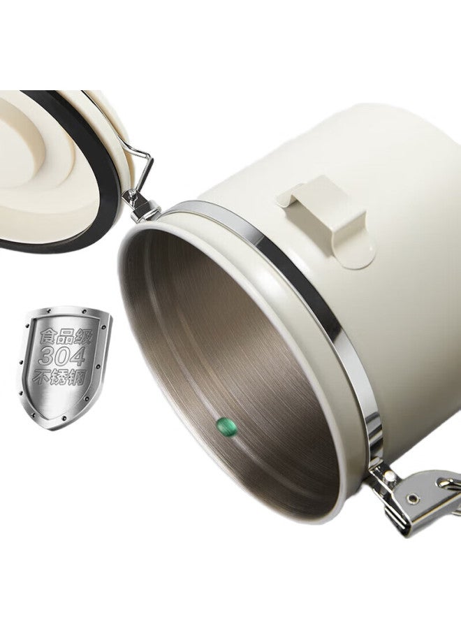 Teotm Coffee Bean Airtight Container, One-Way Air Release, Coffee Grounds Vacuum Storage Canister, 1.8L - Image 2