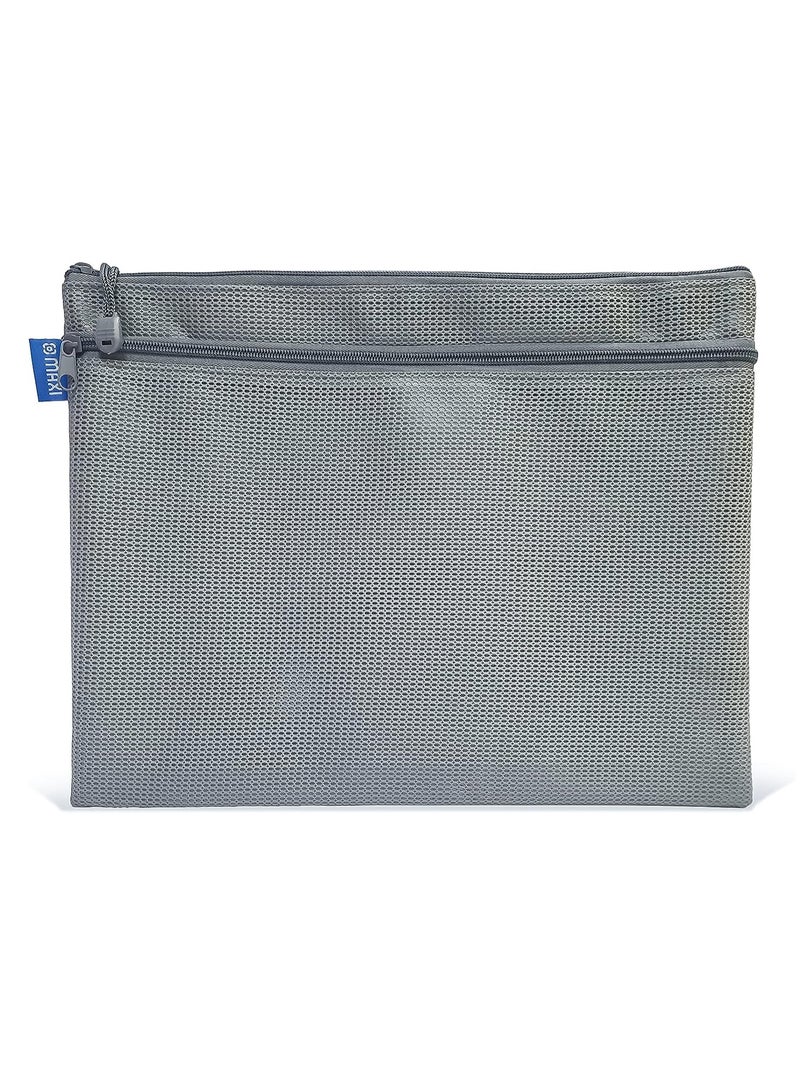 MAXI A4 DOUBLE ZIPPER BAG, Assorted Colour - Image 1