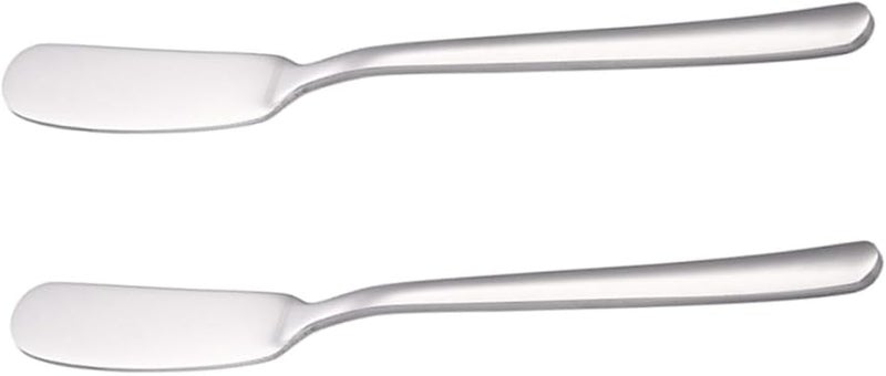 SECFOU 4pcs Stainless Steel Butter Knives for Cheese Cake Spreading Restaurant Catering - Image 3