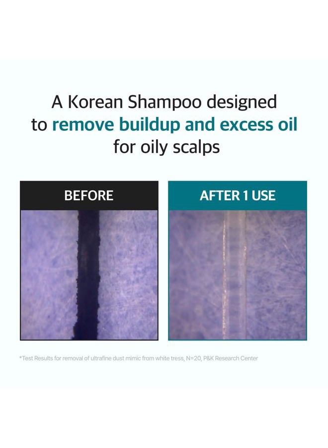 RYO Deep Cleansing Shampoo with Korean Ginseng & Caffeine - Cooling and Refreshing for Oily Scalp, Hair Loss Care, Anti-Dandruff, Sebum Control, 16 Fl Oz. - Image 2