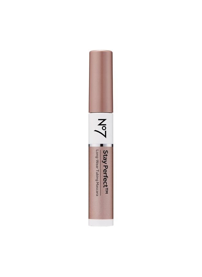No7 Stay Perfect Mascara - Smudge-Free Mascara with Straight Brush Applicator for Long-Lasting Volume Up to 24 Hours - Rain-Proof, Tear-Proof Mascara (7ml)  - Image 1