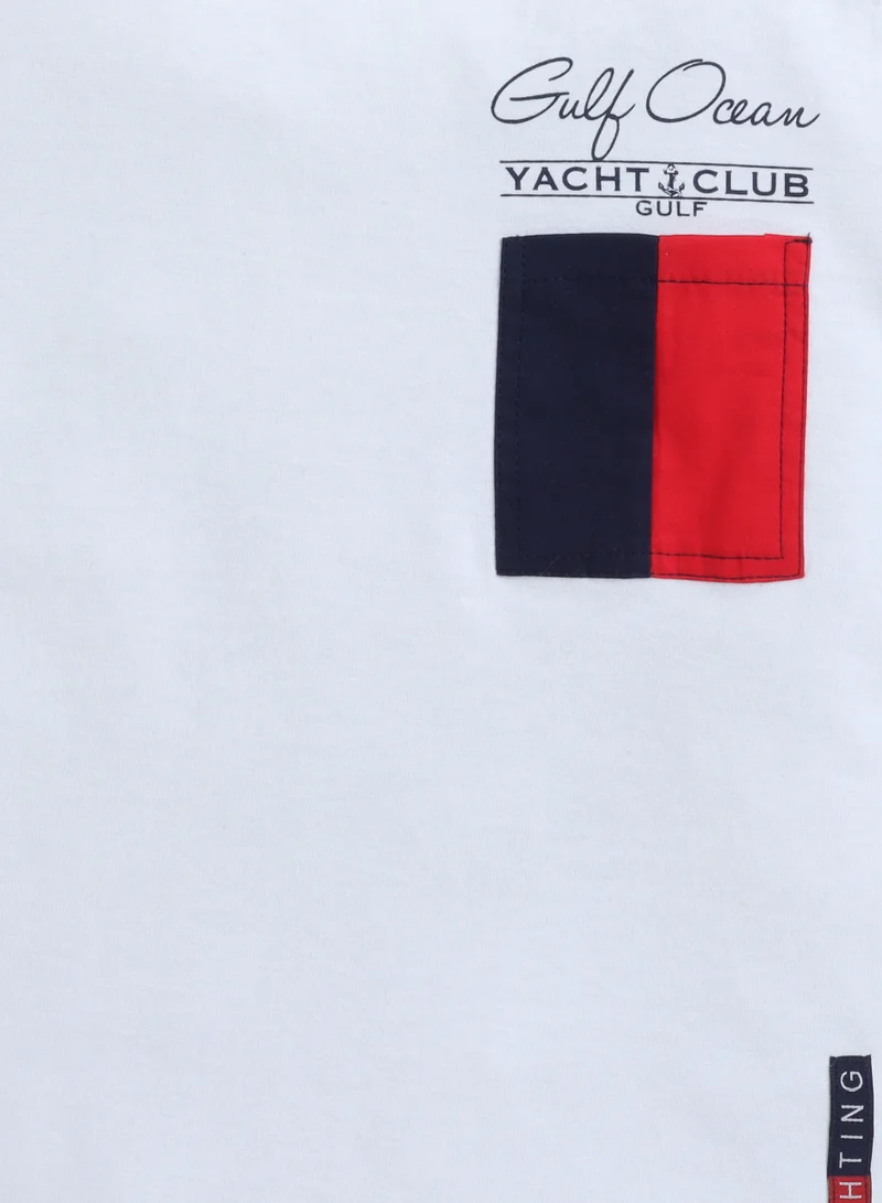 victor and jane Victor and Jane Boys' T-Shirt & Denim Shorts Set with Pocket detail