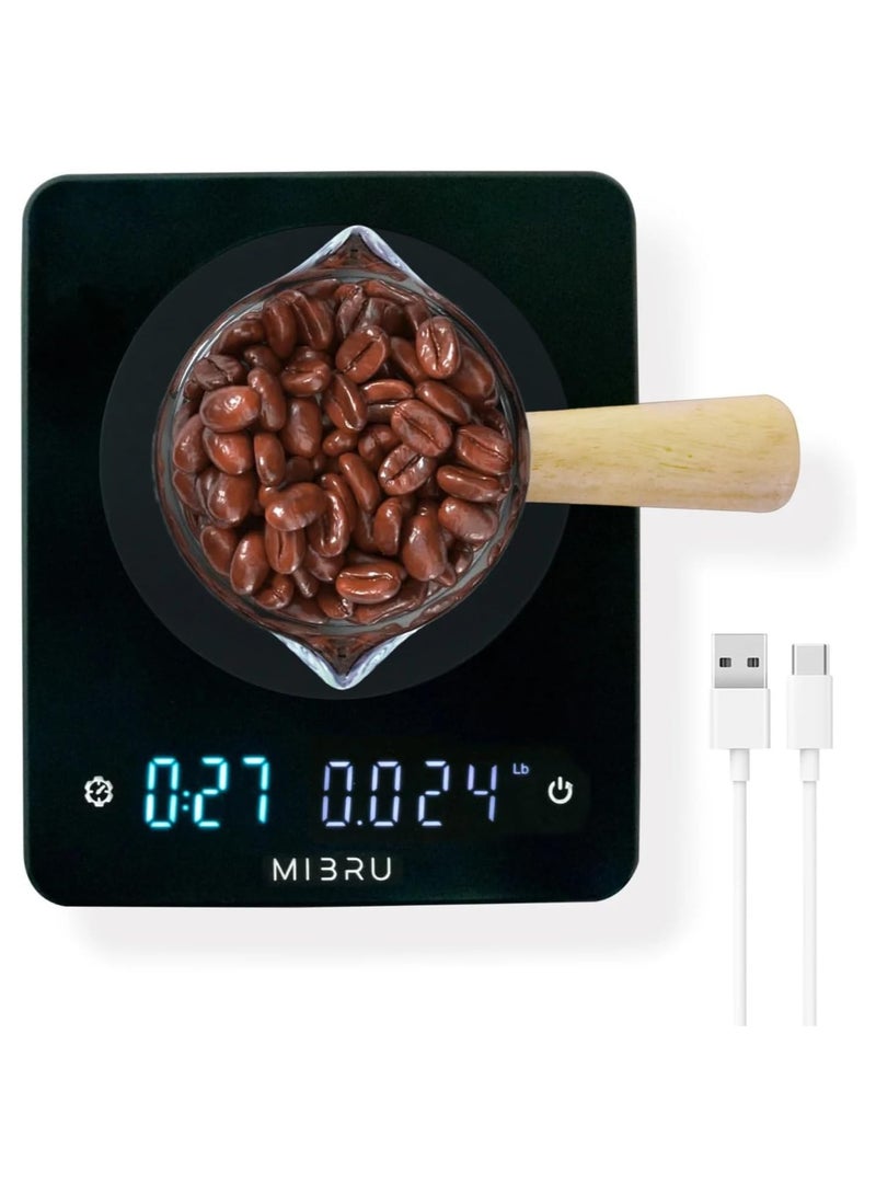 MIBRU V60 Pour Over Premium Drip Coffee Maker Kit, 11-piece Drip Coffee Maker with Coffee Bag Pink, Specialty Coffee Bag (Pink), Coffee Bean Grinder, Coffee Bean Spray Bottle, Coffee Spoon, 01 Paper Coffee Filter, 01 Coffee Dripper, 350ml Mini Coffee Sharing Pot, Slim Neck Manual Coffee Pot, Restrictor Spout for Drip Coffee Pot, Professional Coffee Scale, Coffee Towel, Cortado Cup, Specialty Coffee Kit, Specialty Coffee Tools, Coffee Machine, Coffee Cup, Coffee Cleaning Kit, Pour-Over Coffee Maker Accessories  - Image 4