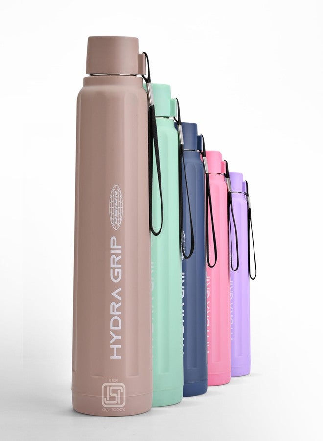 أسيان زجاجة مياه معزولة من Asian Plastowares Hydra Grip سعة 900 مل | قارورة فولاذية للمشروبات الساخنة والباردة طوال اليوم | ظهرت في برنامج فرح خان! | كوب سفر بيج مانع للتسرب | هدية مثالية لفصل الشتاء أو كهدية في عيد الميلاد - Image 1