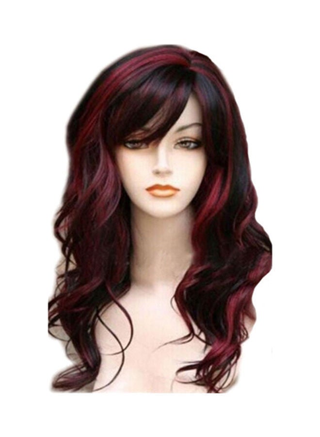 NIBEMINENT Fiber Wig for Hair Styling Black/Brown 26x4.5x16cm