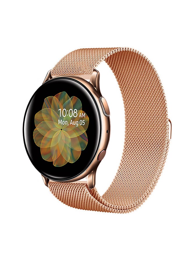 Alyashmac Replacement Band For Active 2 -4044 PMBS20RG Rose Gold