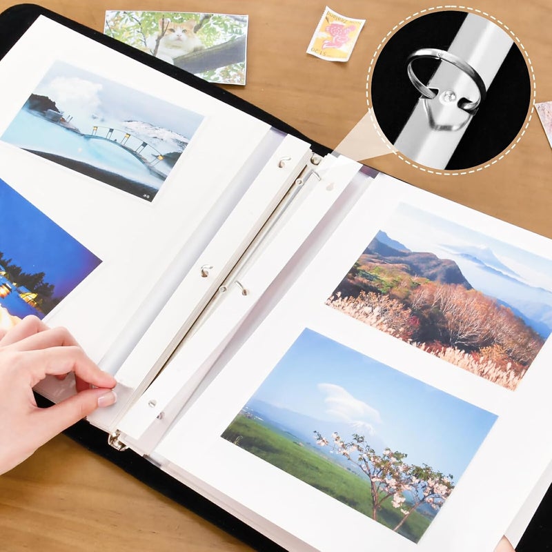 susiyo ألبومات صور سوسيو ذاتية اللصق DIY ألبوم قصاصات موضوع لندن المملكة المتحدة غلاف مقوى جلد PU كتاب صور 40 صفحة ألبوم قصاصات كتاب ذكريات للعائلة حفل زفاف سفر مدرسة - Image 5