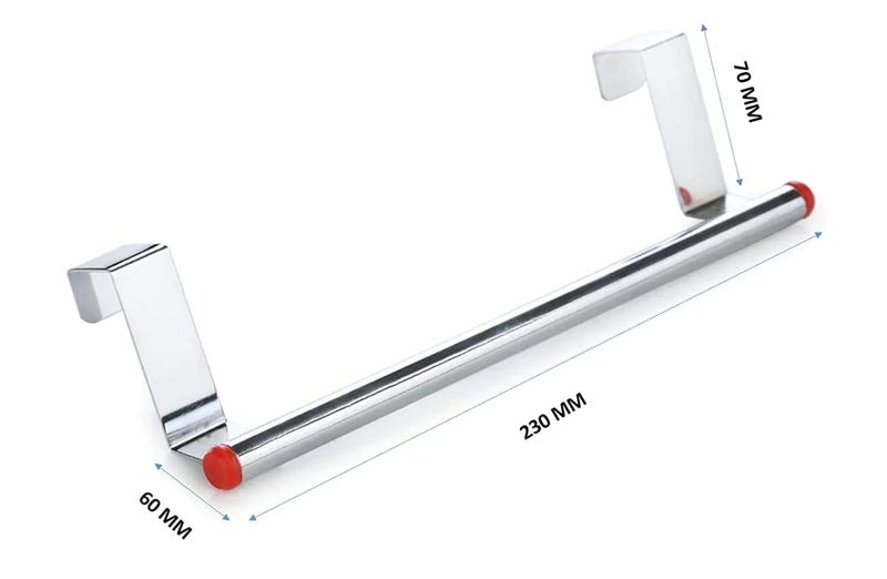 ImegaZTowel Holder for Kitchen Towel Bar for Wash Basin Best for Kitchen Counter Cabinet Door 9 Inch Steel Rod Suitable for Small Size Towels - Image 3