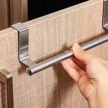ImegaZTowel Holder for Kitchen Towel Bar for Wash Basin Best for Kitchen Counter Cabinet Door 9 Inch Steel Rod Suitable for Small Size Towels - Image 4