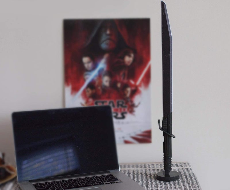 STAR WARS Robe Factory Star Wars The Mandalorian Darksaber 24-Inch LED Desk Light Lamp - Image 5