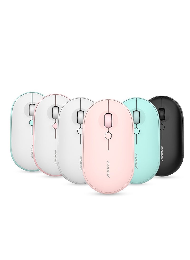 Forev Wireless Optical office mouse 2.4GHz (FV-W388/pink) 1600dpi For PC and Laptop with 1 AA battery long life and smart power  - Image 2