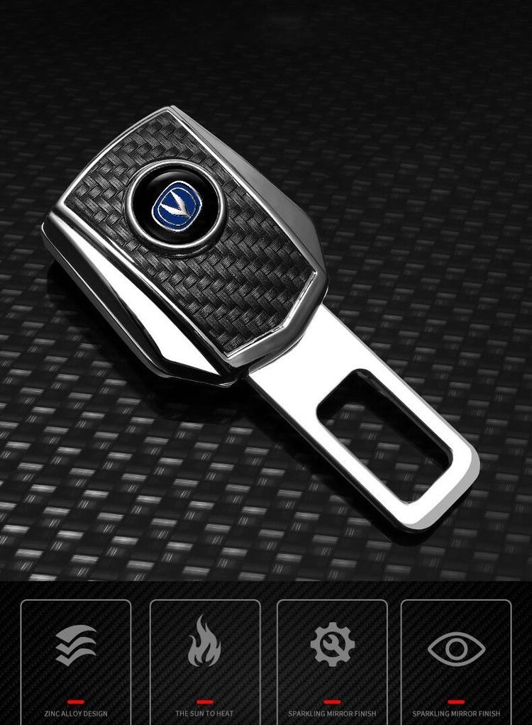 تشانجان مشبك حزام الأمان عالي الجودة مع شعار CHANGAN ، سدادة إنذار حزام الأمان بإبزيم حزام الأمان 1 قطعة - Image 3