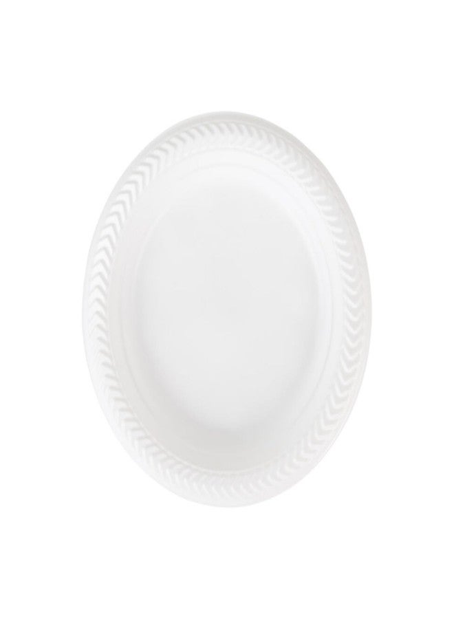 Bluesky Cuisine White Round Plastic Plates - 6" (Pack of 100) - Durable & Microwave Safe Material - Perfect for Parties, Weddings, and Everyday Use - Image 2