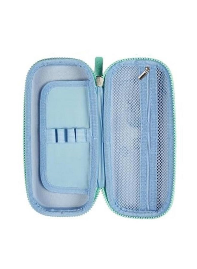Parteet PARTEET Canvas 3D Cover Eva Frog Theme Pencil Case, Pencil Pouch Bag Compass School Pouch Organizer, Premium Stylish Pen Holder Pouch Stationery Box Return Gifts (Green)  - Image 4
