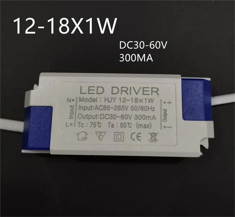 LED Driver Transformer AC85 265V Power Supply Adapter 300mA For 1W To 18W LED Spot Lights 1 3X1W - Image 5