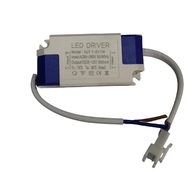 LED Driver Transformer AC85 265V Power Supply Adapter 300mA For 1W To 18W LED Spot Lights 1 3X1W - Image 1