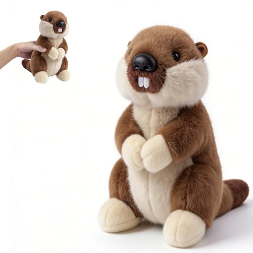 Freetoes Screaming Groundhog ToyFunny Groundhog Stuffed Animal Desk ToyMakes Fun Screaming Groundhogs SoundsFunny Gag Gifts for Men WomenPranks Stuff for AdultsPrank Noise Maker - Image 1