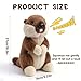 Freetoes Screaming Groundhog ToyFunny Groundhog Stuffed Animal Desk ToyMakes Fun Screaming Groundhogs SoundsFunny Gag Gifts for Men WomenPranks Stuff for AdultsPrank Noise Maker - Image 4